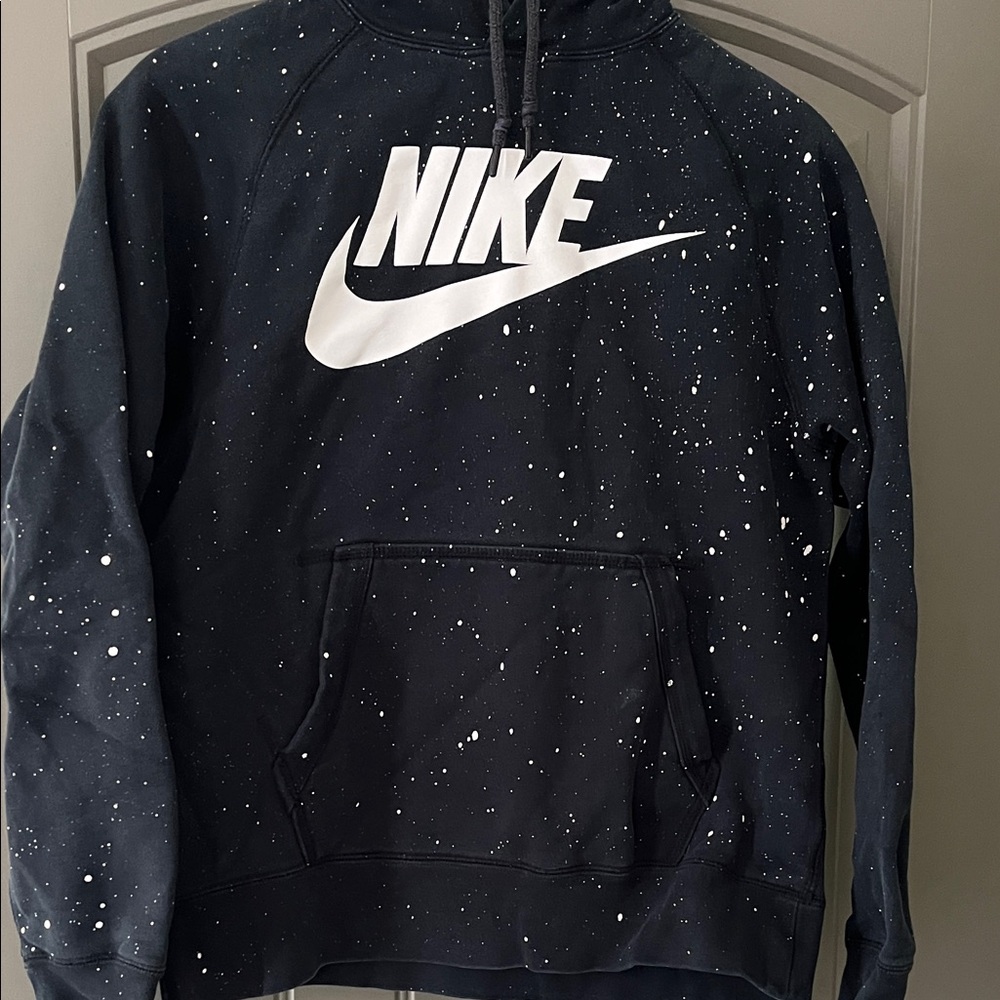 Nike kids Black and White Speckled Hoodie